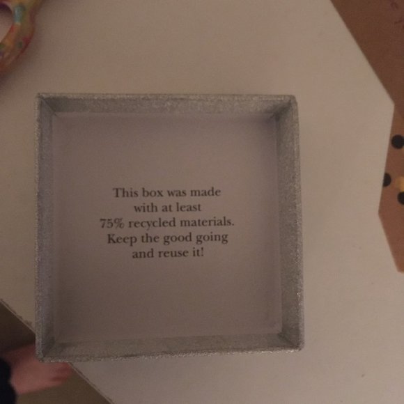 kate spade Everyday Spade Slider Bracelet gold/clear nwt - Picture 8 of 8